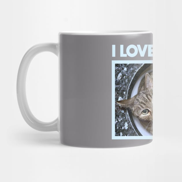 I Love My Cat by Dale Preston Design